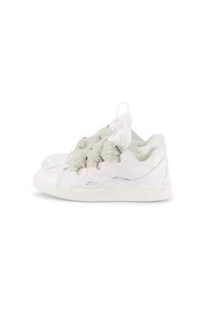 white leather sneakers LANVIN KIDS | N3021810P